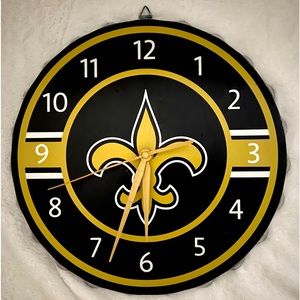 New Orleans Saints wall clock
